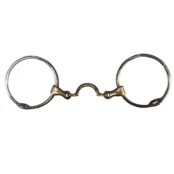 Jump'in Large Ring Gag Bit With High Port
