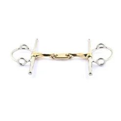 Jump'in Twisted Flat Link Full Cheek Gag Bit