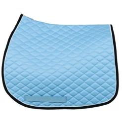 TuffRider Basic All Purpose Pad With Trim And Piping 33 TuffRider Basic All Purpose Pad With Trim And Piping -Weatherbeeta Store 100558 JPC TuffRider.Basic .AllPurpose.Saddle.Pad .Trim Piping LightBlue.Navy .White