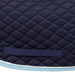 TuffRider Basic All Purpose Pad With Trim And Piping 19 TuffRider Basic All Purpose Pad With Trim And Piping -Weatherbeeta Store 100558 JPC TuffRider.Basic .AllPurpose.Saddle.Pad .Trim Piping Navy.LightBlue.White GirthStrap
