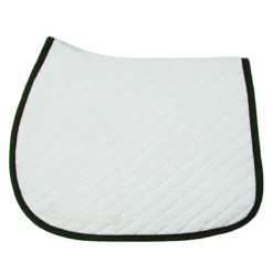 TuffRider Basic All Purpose Pad With Trim And Piping 24 TuffRider Basic All Purpose Pad With Trim And Piping -Weatherbeeta Store 100558 JPC TuffRider.Basic .AllPurpose.Saddle.Pad .Trim Piping White.Hunter.Burgundy