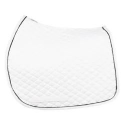 TuffRider Basic All Purpose Pad With Trim And Piping 25 TuffRider Basic All Purpose Pad With Trim And Piping -Weatherbeeta Store 100558 JPC TuffRider.Basic .AllPurpose.Saddle.Pad .Trim Piping White.White .Black