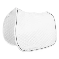 TuffRider Basic All Purpose Pad With Trim And Piping 27 TuffRider Basic All Purpose Pad With Trim And Piping -Weatherbeeta Store 100558 JPC TuffRider.Basic .AllPurpose.Saddle.Pad .Trim Piping White.White .Black Front