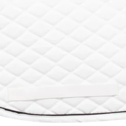 TuffRider Basic All Purpose Pad With Trim And Piping 28 TuffRider Basic All Purpose Pad With Trim And Piping -Weatherbeeta Store 100558 JPC TuffRider.Basic .AllPurpose.Saddle.Pad .Trim Piping White.White .Black GirthStrap