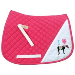 TuffRider I Heart Pony Girl Saddle Pad