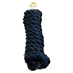 Cotton Lead Rope -Weatherbeeta Store 10186 Jacks Cotton.Lead .Rope Navy