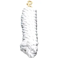 Cotton Lead Rope -Weatherbeeta Store 10186 Jacks Cotton.Lead .Rope White