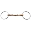 Weatherbeeta JP Korsteel Copper Mouth Oval Link Loose Ring Snaffle Bit