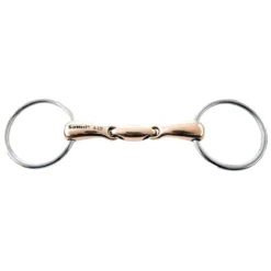 Weatherbeeta JP Korsteel Copper Mouth Oval Link Loose Ring Snaffle Bit