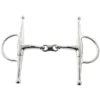 Weatherbeeta JP Korsteel Stainless Steel French Link Full Cheek Eggbutt Snaffle Bit