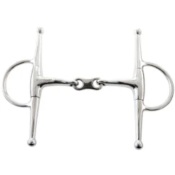 Weatherbeeta JP Korsteel Stainless Steel French Link Full Cheek Eggbutt Snaffle Bit
