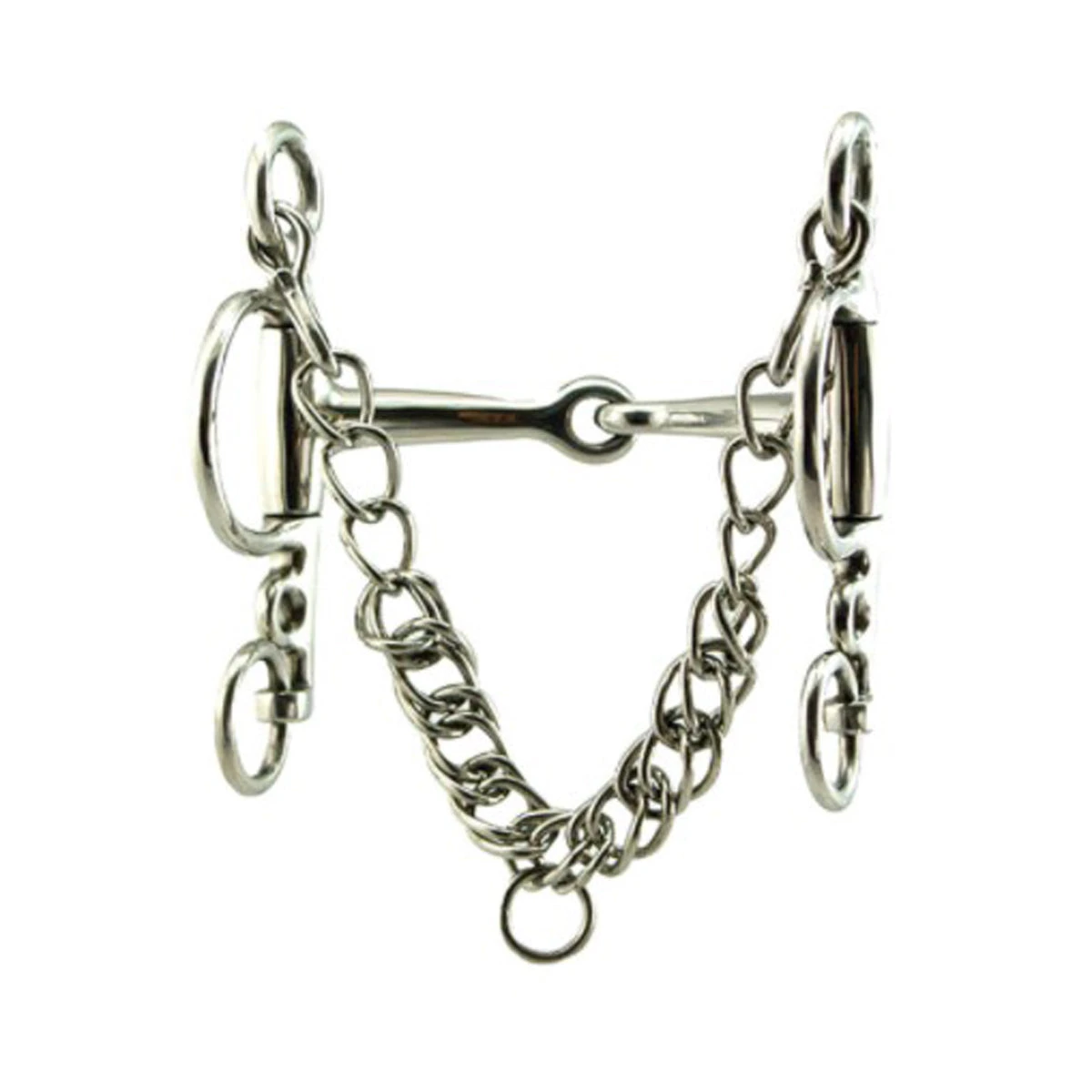 Coronet Jointed Eggbutt Pelham Bit 1 Coronet Jointed Eggbutt Pelham Bit