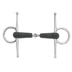 Centaur Stainless Steel Soft-Rubber Covered Jointed Full Cheek Bit