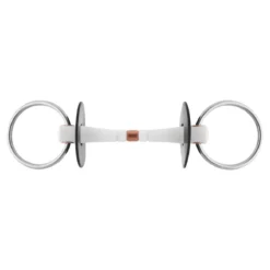 Herm Sprenger Nathe Mullen Mouth Loose Ring With Copper Link - 20mm