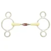Happy Mouth Copper Roller Mouth 2-Ring Pessoa Gag Bit