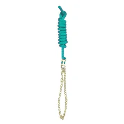 Perri's Nylon Lead With Chain -Weatherbeeta Store 490 Perris Nylon.Lead .with .Chain Teal