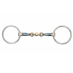 Shires Blue Sweet Iron Loose Ring With Lozenge Bit