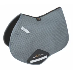 Arma Performance Suede Jumping Saddle Pads -Weatherbeeta Store 5263 Shires Arma.Suede .Jumping.Saddlecloth Grey