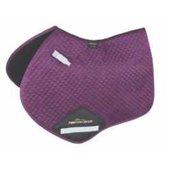 Arma Performance Suede Jumping Saddle Pads -Weatherbeeta Store 5263 Shires Arma.Suede .Jumping.Saddlecloth Plum