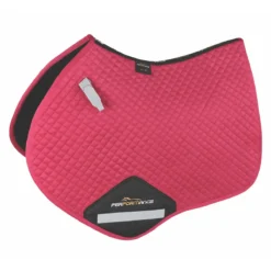 Arma Performance Suede Jumping Saddle Pads -Weatherbeeta Store 5263 Shires Arma.Suede .Jumping.Saddlecloth Raspberry