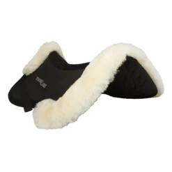 ThinLine Trifecta Half Pad With Sheepskin Rolls -Weatherbeeta Store 7416 trifecta.half .pad .w.sheepskin.rolls natural 3