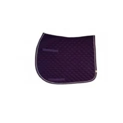 Lettia Coolmax AP Saddle Pad -Weatherbeeta Store Dk Purple White Piping