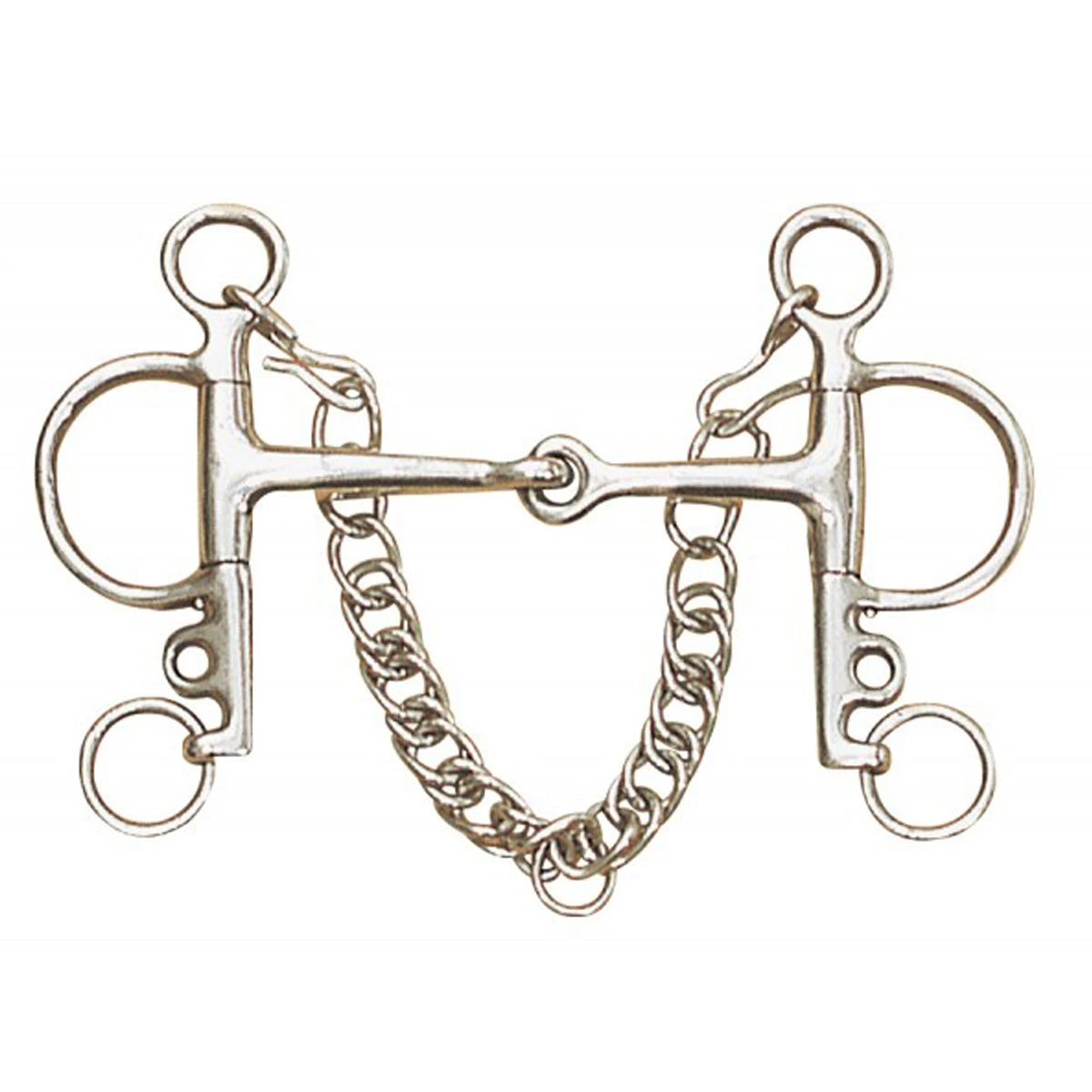 Centaur Stainless Steel Jointed Eggbutt Pelham 1 Centaur Stainless Steel Jointed Eggbutt Pelham