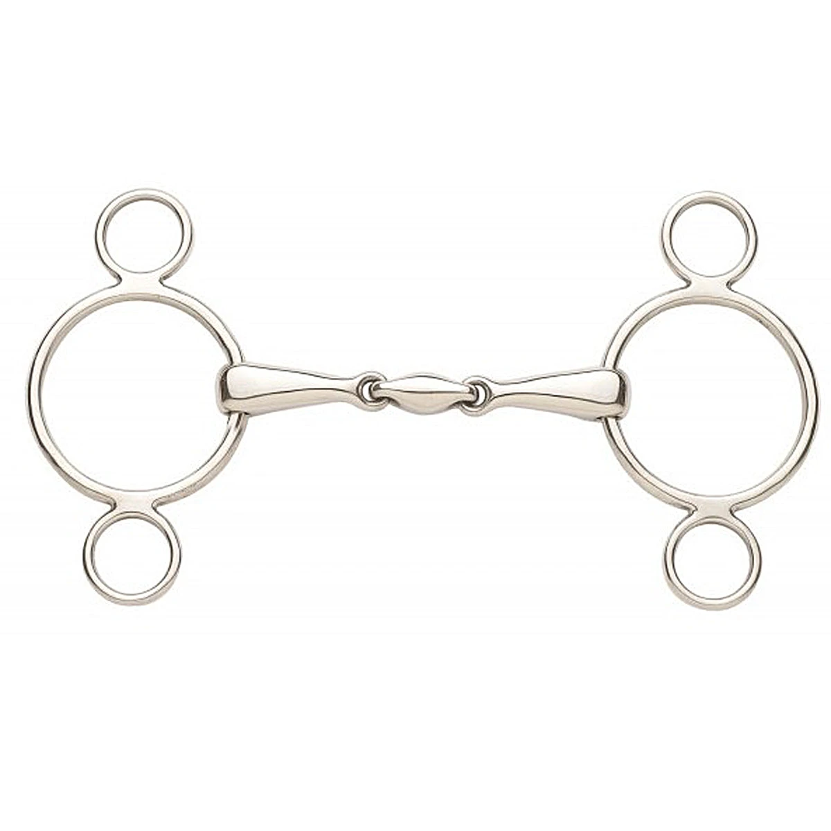 Ovation Elite Solid Stainless Steel 2-Ring Gag 1 Ovation Elite Solid Stainless Steel 2-Ring Gag