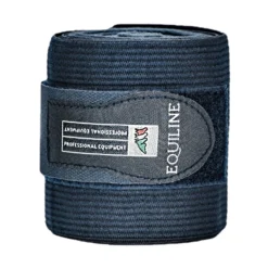 Equiline Fleece And Elastic Work Bandage Set -Weatherbeeta Store Equiline.Work .Bandages Navy Set.of .2 121md00063002
