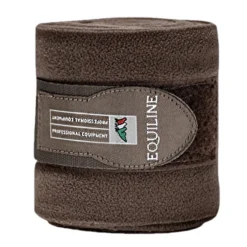 Equiline Polo Fleece Bandage Set 7 Equiline Polo Fleece Bandage Set -Weatherbeeta Store Equiline Polo.Fleece.Bandages Set.of .4 Brown 121md04000012