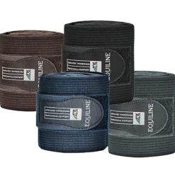 Equiline Fleece And Elastic Work Bandage Set