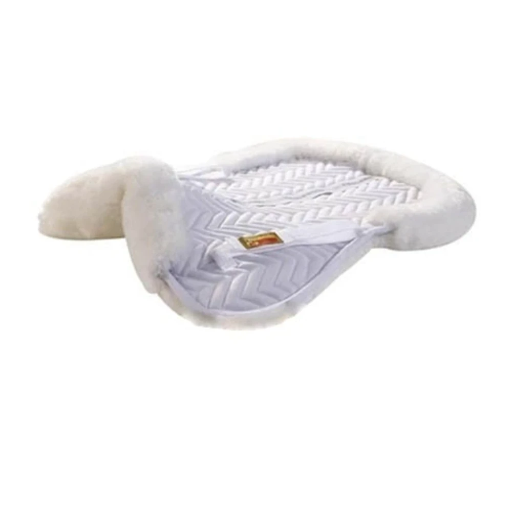 Fleeceworks Sheepskin Perfect Balance Halfpad With Rolled Edge 2 Fleeceworks Sheepskin Perfect Balance Halfpad With Rolled Edge - Image 2