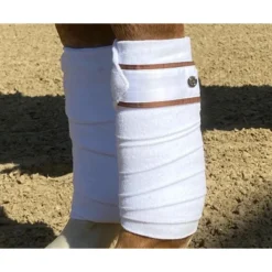 Halter Ego Fleece Bandages -Weatherbeeta Store HEgo WWHTRST BNDG WHTRST HalterEgo.Fleece.Bandages White.Rust