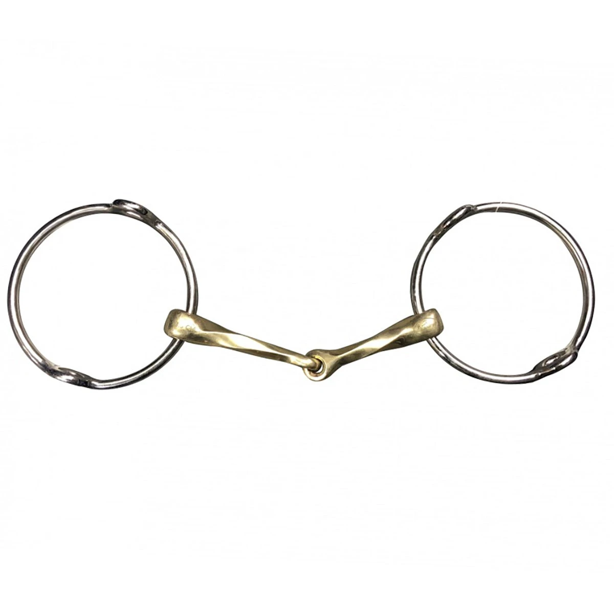 Jump'in Slow Twist Loose Ring Gag Bit 1 Jump'in Slow Twist Loose Ring Gag Bit