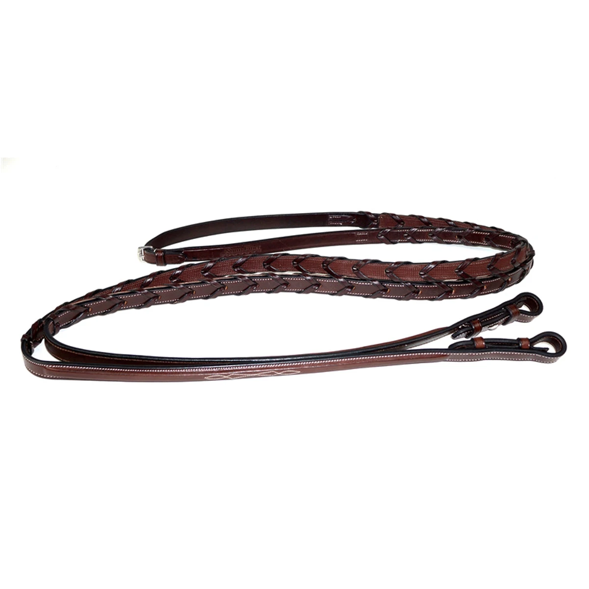 Nunn Finer Rubber Lined Laced Reins 2 Nunn Finer Rubber Lined Laced Reins - Image 2