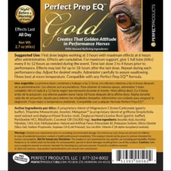 Perfect Prep EQ Gold Calming Paste 6 Perfect Prep EQ Gold Calming Paste -Weatherbeeta Store Perfect.Prep .EQ Gold.3