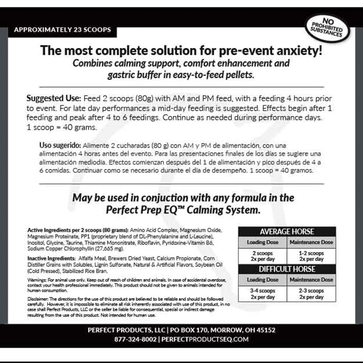 Perfect Prep EQ Sane & Sound Calming Pellets 4 Perfect Prep EQ Sane & Sound Calming Pellets - Image 4