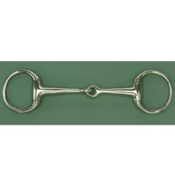 AlBaCon German Silver Dressage Eggbutt Bradoon 15mm Mouth