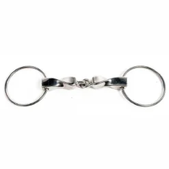 Metalab Twisted Mouth Loose Ring Snaffle Bit