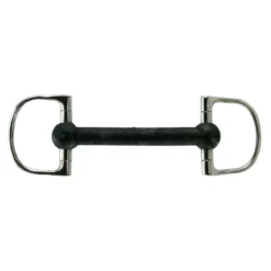 Coronet Rubber Mullen Mouth Dee Ring Bit