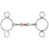 Shires Two Ring Copper Lozenge Gag Bit