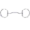 Toklat Myler Eggbutt With Hooks With Stainless Steel Forward Tilt Ported Barrel Snaffle MB 36