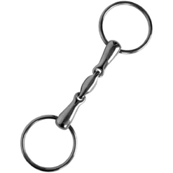 Weatherbeeta JP Korsteel Stainless Steel Oval Link Loose Ring Snaffle Bit