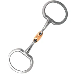Weatherbeeta JP Korsteel Stainless Steel Copper Oval Link Eggbutt Snaffle Bit