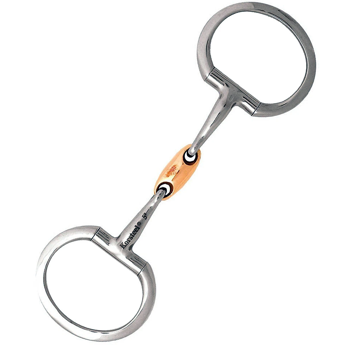 Weatherbeeta JP Korsteel Stainless Steel Copper Oval Link Eggbutt Snaffle Bit 1 Weatherbeeta JP Korsteel Stainless Steel Copper Oval Link Eggbutt Snaffle Bit