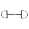 Coronet Copper And Steel Roller Dee Snaffle Bit