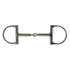 Coronet Copper And Steel Roller Dee Snaffle Bit