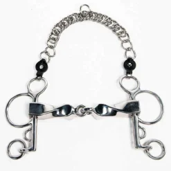 Metalab Jointed Twisted Short Lever Pelham Bit