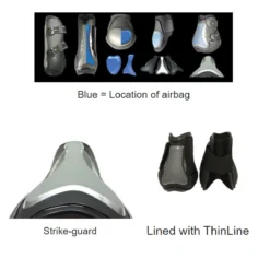 ThinLine Flexible Filly Lightweight Breathable Air Shock Ankle Horse Boots -Weatherbeeta Store filly.features