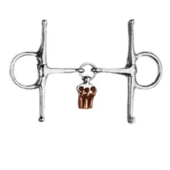 Weatherbeeta Korsteel Stainless Steel Copper Keys Full Cheek Training Snaffle Bit